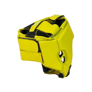 Solid Color Hand Made PU Leather Highest Quality Custom Logo Boxing MMA <b>Head</b> Guards Comfortable Large Mouth - Product Image 4