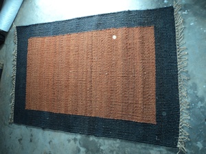 Alfombra a rayas tradicionales naturales de cáñamo más vendida, alfombra para sala de estar de área de alto tráfico, precio directo de fábrica, alfombras y juegos de área - Product Image 3