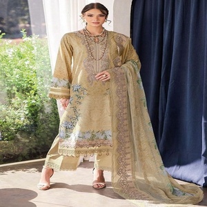 Taille personnalisée femmes dernière conception robe pakistanaise Salwar costume longue tenue de mariage Salwar Kameez indien décontracté prix en gros fêtes - Product Image 5