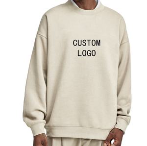 Sudaderas con logotipo personalizado para hombre, sudaderas básicas de mezcla de algodón, sudaderas de lana personalizadas de alta calidad para hombre - Product Image 2