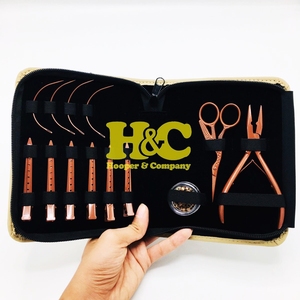 Top Deals Hair Extension <b>kit</b> Stainless Steel <b>Mini</b> Hair Extension <b>Kit</b> Sustainable Pliers Tape Plier Pad Commercial Use <b>Tools</b> Logo - Product Image 1