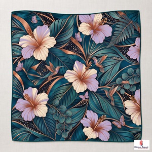 Soft Lightweight Custom Square <b>Scarf</b> Fashion Accessories Premium OEM ODM Manufacturer Hainan Custom Fabric Products - Product Image 6