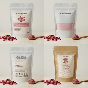 EARTH'S SOUL AYURVEDA 100% Natural Rose Leaf <b>Spray</b> Dried Herbal Extract Powder Cosmetic Grade Custom Packaging Solutions - Product Image 1