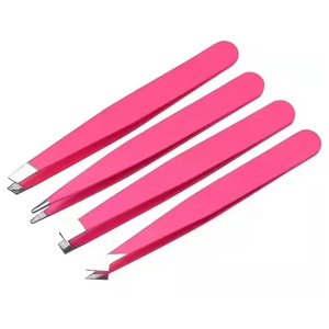 Pinzas para Cejas de Acero Inoxidable Rosa con Punta Puntiaguda de A and S Network, Duraderas, Ecológicas, Estilo Clásico - Product Image 4