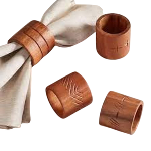 Anneaux de serviette carrés en métal doré de qualité supérieure, finition laiton élégante et géométrique, accessoires de table pour mariage et décoration de fête d'hôtel - Product Image 3