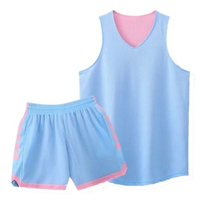 Uniformes de basketball sans manches antibactériens OEM en polyester de haute qualité, couleurs et tailles personnalisées disponibles pour les équipes - Product Image 3