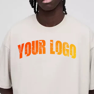 T-shirts pour hommes de style nouveau, de haute qualité, surdimensionnés, impression numérique, logo personnalisé, couleur personnalisée, luxe, 100% coton, coupe ample - Product Image 2