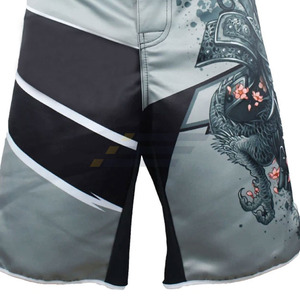 Pantalones Cortos de MMA de Cintura Alta con Cordón Ajustable, de Secado Rápido, Transpirables, Estampados, 100% Poliéster, 180g, Calidad Premium, Ropa de Artes Marciales en Oferta - Product Image 4