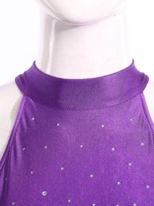 Robe de danse lyrique pour femmes, justaucorps, costume de danse moderne et contemporaine, pour spectacles, robes de danse de salon de luxe - Product Image 3