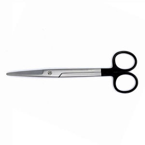 กรรไกรตัดเยื่อแบบตรง ด้ามสีดำ ยี่ห้อ Mayo ผลิตจากสแตนเลส ใช้ซ้ำได้ สำหรับการผ่าตัดทางการแพทย์ - Product Image 6