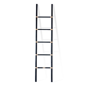 ชั้นวางผ้าขนหนูแบบยืนบันไดหวายธรรมชาติ - Product Image 1