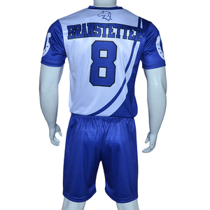 ชุดฟุตบอลชายคุณภาพดีราคาถูก-ราคาดีที่สุด ดีไซน์ใหม่ ผ้าโพลีเอสเตอร์ตาข่าย 100% พิมพ์ลายดิจิตอล แห้งเร็ว แขนสั้น สั่งทำได้ - Product Image 2