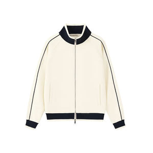 Chaqueta Casual de Hombre con Cuello Alto y Doble Cremallera, Diseño Color-Block Otoño-Invierno, 380GSM - Product Image 3