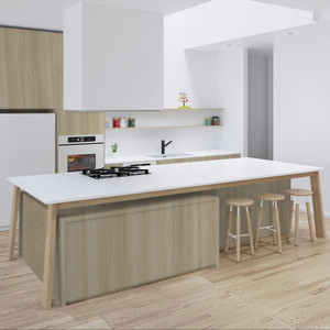 Gabinetes de Cocina MDF Personalizados JY Project, los Más Vendidos, Gabinetes de Cocina RTA al por Mayor, Envío Inmediato desde Fábrica en Vietnam - Product Image 2