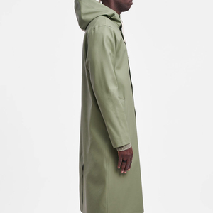 Manteau Imperméable Personnalisé pour Femme Adulte, Réutilisable, en Polyester Écologique, Épais, en Toile, avec Capuche et Logo Frontal pour l'Extérieur - Product Image 6