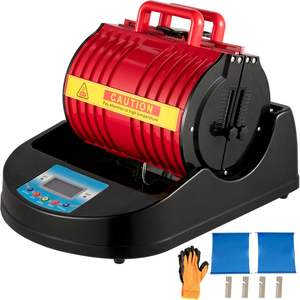 Máquina de prensa de tazas multifuncional de 1300W, botella de prensa de calor rojo para tazas de 11oz y 280mm, taza de sublimación, prensa de transferencia de calefacción - Product Image 1