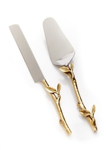 Ensemble cuillère et fourchette à salade en métal poli à la main, design Wabi Sabi, compatible lave-vaisselle, couverts en acier inoxydable doré, vente en gros, pour fromage - Product Image 2