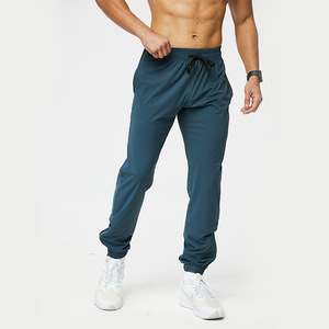 Custom Casual Gym Jogger Sweatpants Men Running Quick Dry Slim Bodybuilding Sports <b>Trousers</b> Stretchy Fitness Training Nonwoven - Product Image 1