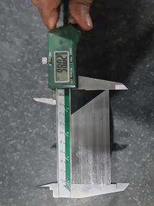 Bloc angulaire en acier doux usiné sur commande par CNC |   Support de montage robuste pour machine à chanfreiner à 60 degrés, rapport inclus - Product Image 5