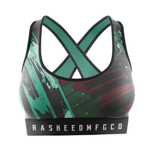 Soutien-gorge de sport rembourré pour femme avec coussinets amovibles, tissu respirant, design personnalisé, vente en gros, fournisseur d'usine de vêtements de fitness - Product Image 1