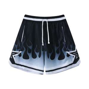 Shorts de basket-ball pour hommes, anti-UV, été, séchage rapide, respirant, polyester, fitness, entraînement, sport, musculation, gym - Product Image 1