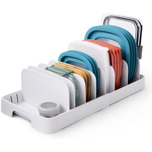 StoraLid Edizione Premium 40 Contenitori per Alimenti Espandibili con Divisori Alti per Organizzazione ed Efficienza nella Conservazione - Product Image 1