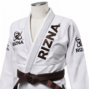 Kimono d'entraînement BJJ en coton 100% avec coutures Tatami, logo personnalisé sur le devant, durable, respirant, unisexe, adulte, directement de l'usine - Product Image 6