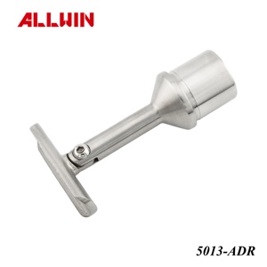 Thép Không Gỉ Ống Tròn Có Thể Điều Chỉnh Thẳng Yên Khung Lan Can Thân Cây Lan Can Hỗ Trợ Khung - Product Image 4