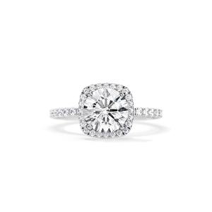 แหวนเพชรเม็ดเดี่ยวทรงมินิมอลยอดนิยม ผลิตด้วยวิธี Lab Grown ทอง 18K สำหรับสวมใส่ทุกวัน งานหมั้น งานแต่งงาน มีจำหน่ายในปริมาณมาก - Product Image 4