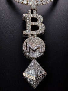 Hip Hop Luxury Custom Moissanite Letter <b>Pendant</b> 925 <b>Silver</b> Rapper Bust Down Fully Iced Out Personalized <b>Initial</b> Letter <b>Pendant</b> - Product Image 5