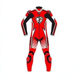 Zonda CBR HRC ชุดแข่งรถหนังแท้1ชิ้น jumpsu/traje BIKER - Product Image 1