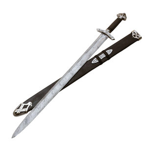 Espadas de Acero de Damasco de Primera Calidad al por Mayor, Espadas de Acero de Damasco con Logotipo Personalizado a Precio Económico - Product Image 1