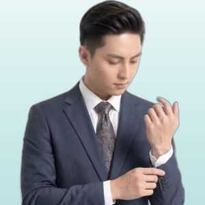 Traje de Negocios Premium Gris para Hombre, Resistente a las Arrugas, Elegante Conjunto de Blazer y Pantalones para Oficina Ejecutiva, Estampado - Product Image 3