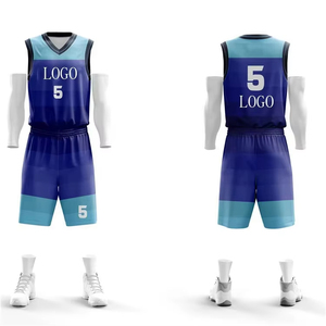 Uniforme de Baloncesto Duradero 100% Poliéster, Cómodo, de Color Sólido, Personalizable, Transpirable, Ecológico, de Secado Rápido, Unisex - Product Image 4