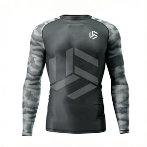 Camiseta de Compresión Estilo Sublimado OEM para Hombre, Camiseta Deportiva Ajustada y Elástica, Camiseta Deportiva para Fitness, Camiseta Deportiva para Hombre - Product Image 3
