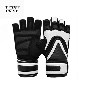 Professional Blue & Grey Gym Fitness Gloves – Breathable Half Finger Weightlifting Gloves with Padded Anti-Slip Palm - Product Image 2