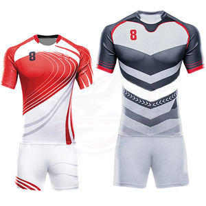 Uniforme de Rugby de Manga Corta Transpirable de Alta Calidad, Personalizable para Equipos de Fútbol, Tallas Grandes, Precio Bajo - Product Image 6