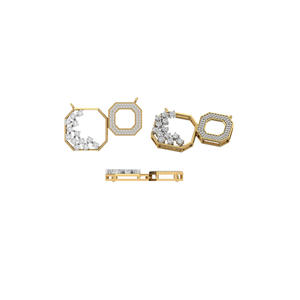 Luxury <b>Solid</b> 18k and 14 k <b>Gold</b> Diamond <b>Pendant</b> Certified Natural Diamonds Romantic Bridal Wedding Jewelry - Product Image 1