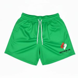 Shorts en polyester pour hommes, tissu léger et respirant, taille élastique, confortable, décontracté, à séchage rapide, pour la salle de sport, la course à pied et les sports - Product Image 1