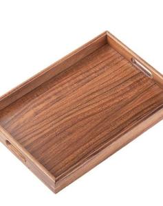 Bandeja de Madera Natural Retro para Frutas, Aperitivos y Alimentos, Bandeja de Servicio para Hotel y Hogar, Artículos Decorativos de Primera Calidad - Product Image 2