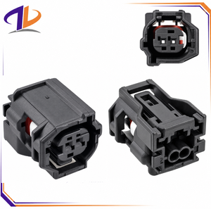 Connecteur de capteur automobile PowerDrive PD-CN-00168 6189-1161 2 broches mâle/femelle TS025 avec contact en cuivre et isolation en nylon 90980-12416 3A - Product Image 1