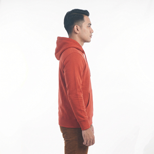 เสื้อฮู้ดดี้ผ้าคอตตอนผสมโพลีเอสเตอร์ พิมพ์โลโก้ตามสั่ง ดีไซน์ใหม่ สีพื้น น้ำหนักเบา สวมใส่สบาย สำหรับผู้ชาย - Product Image 6