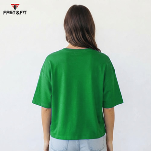 Camisetas de Verano para Mujer, Corte Regular, 100% Algodón, Personalizadas, Casuales, Manga Larga, Cuello Redondo con Plumas, Ecológicas - Product Image 2