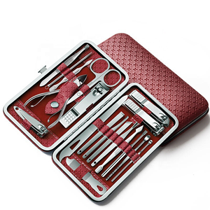 New Arrival Professional Stainless Steel <b>Manicure</b> Pedicure <b>Kit</b> Nail Clipper Set Beauty Grooming Tools OEM Private Label - Product Image 1