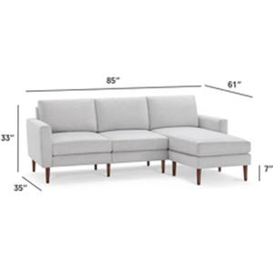 Sofá Seccional Cómodo para Suites King con Estructura de Madera, Espuma y Tela, al por Mayor - Product Image 3