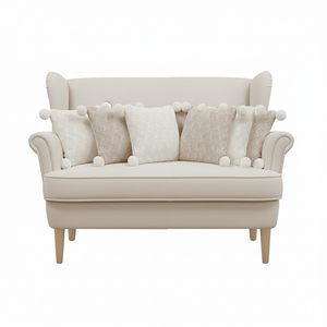 Ensemble de 6 taies d'oreiller SOGA, marron et ivoire, tricot diamanté avec pompons, élégantes et décoratives, pour coussins décoratifs - Product Image 3