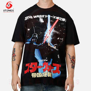 เสื้อยืดเปล่าคุณภาพสูง พิมพ์โลโก้ตามสั่ง เนื้อผ้าหนา 100% คอตตอน ผ้าฝ้ายหนาพิเศษ ไซส์ใหญ่ โอเวอร์ไซส์ สำหรับผู้ชาย - Product Image 1