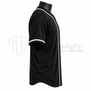 Classic Blank Baseball Jersey Custom <b>Button</b> Up Team Uniform Premium Polyester Athletic Baseball <b>Shirt</b> OEM ODM Wholesale - Product Image 4