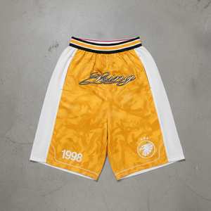 Shorts de basketball camouflage pour hommes, logo Aigle 1998, séchage rapide, taille élastique, style sportif, impression par sublimation - Product Image 2