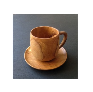 Eco Friendly Wooden Mug Handmade Solid Wood Coffee Mug Natural Finish Rustic Design Drinkware for Tea Coffee - Product Image 1